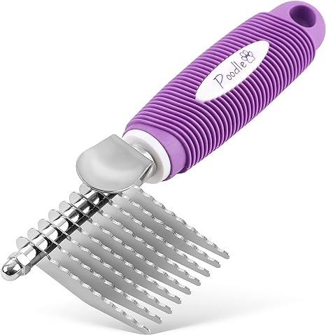 Dematting Fur Rake Comb Brush Tool 